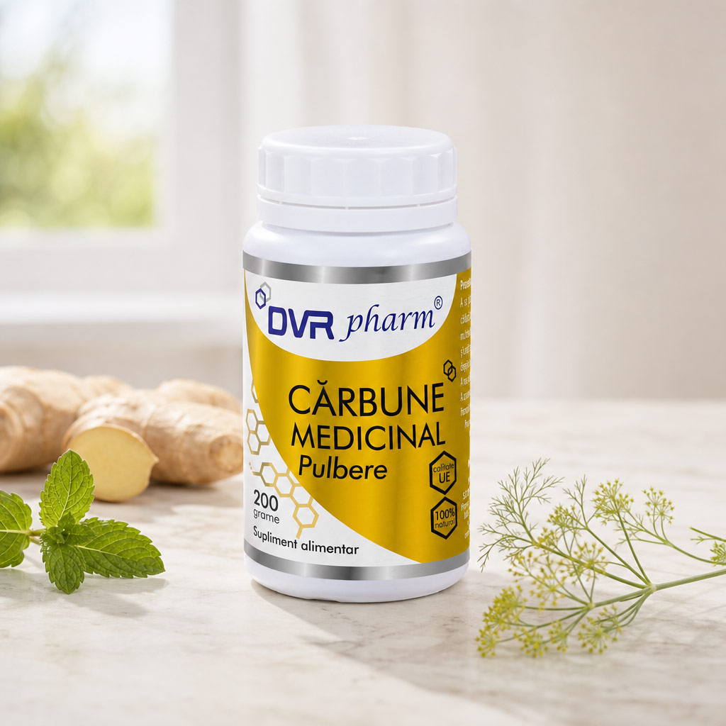 CĂRBUNE MEDICINAL - pulbere 200 g
