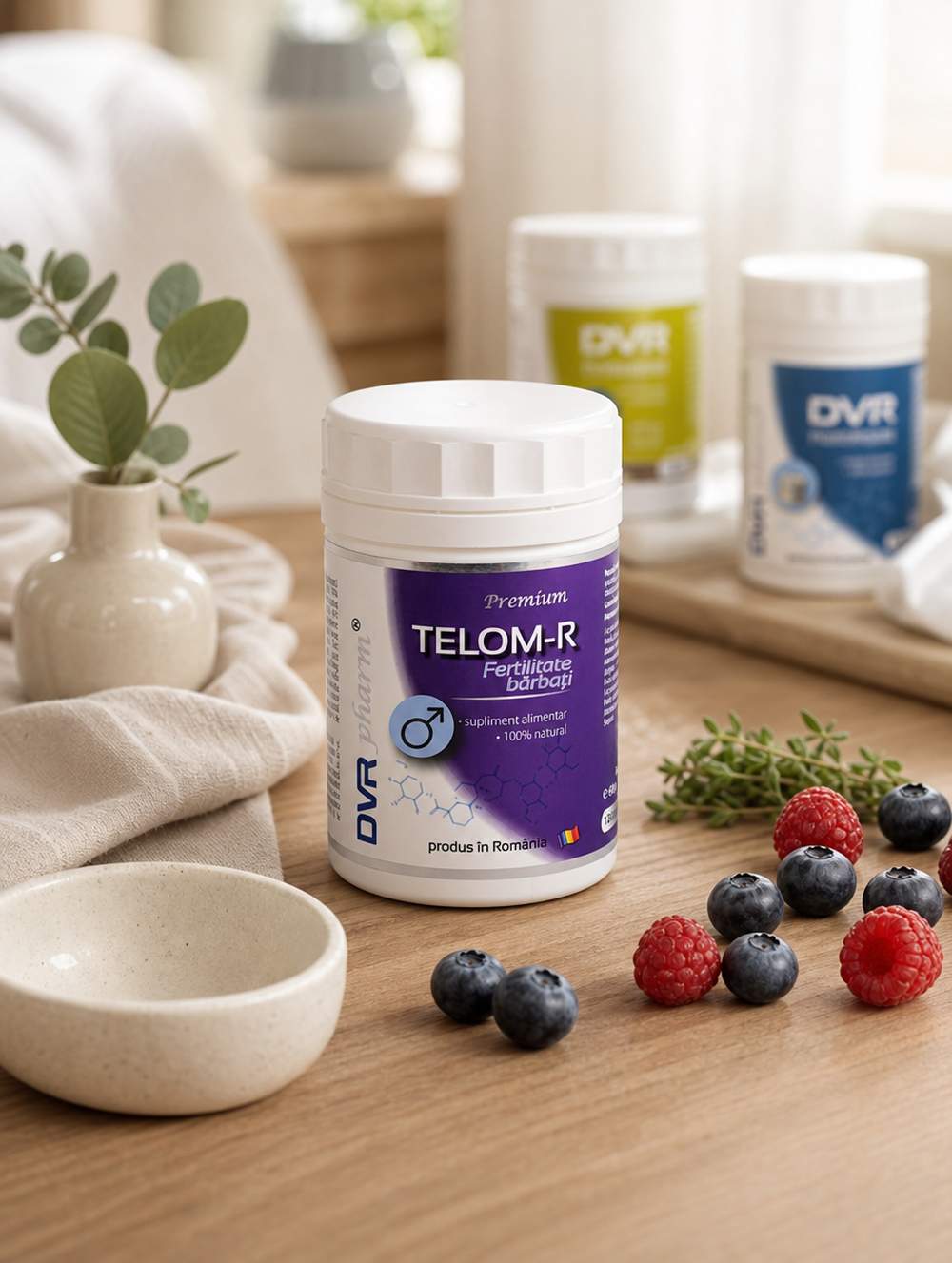 TELOM-R FERTILITATE BĂRBAȚI - 120 capsule