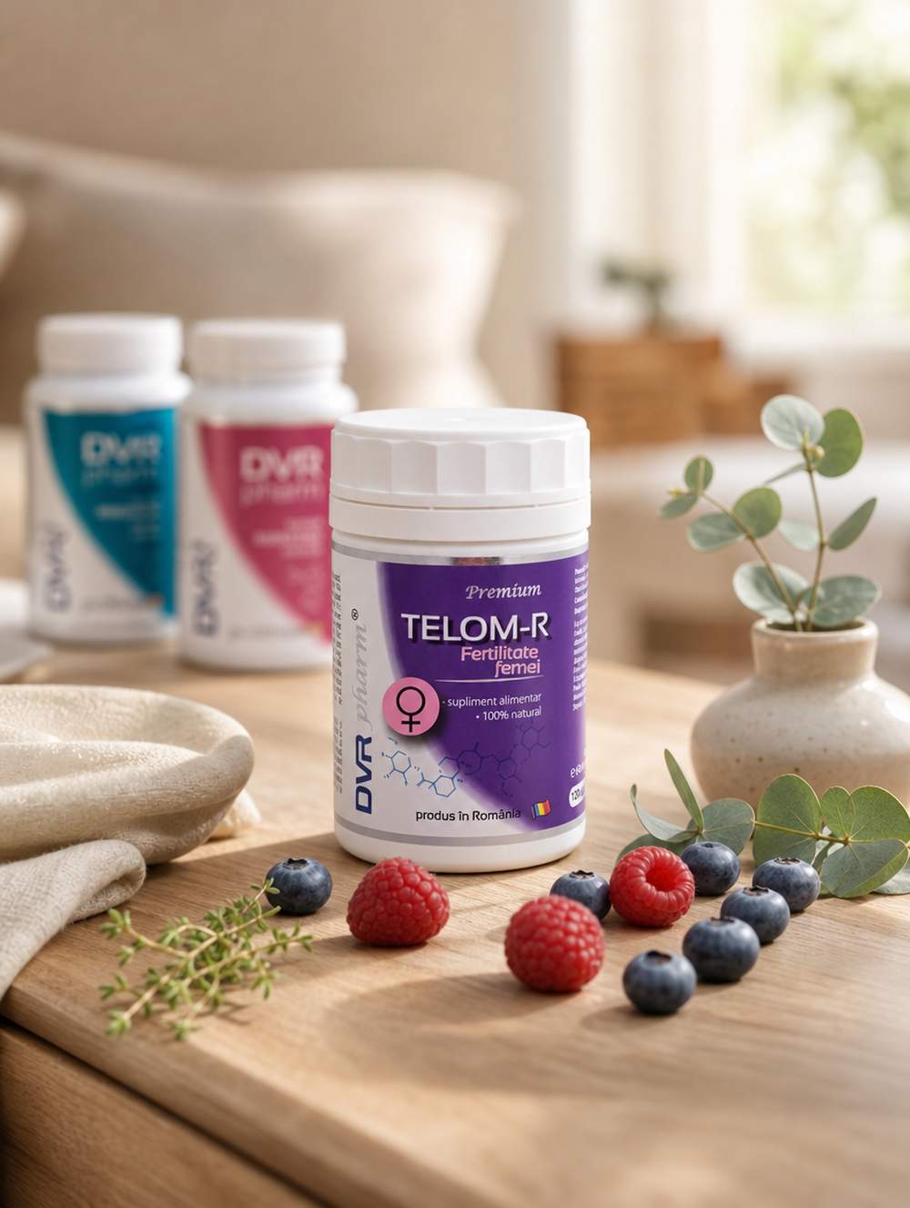 TELOM-R FERTILITATE FEMEI - 120 capsule