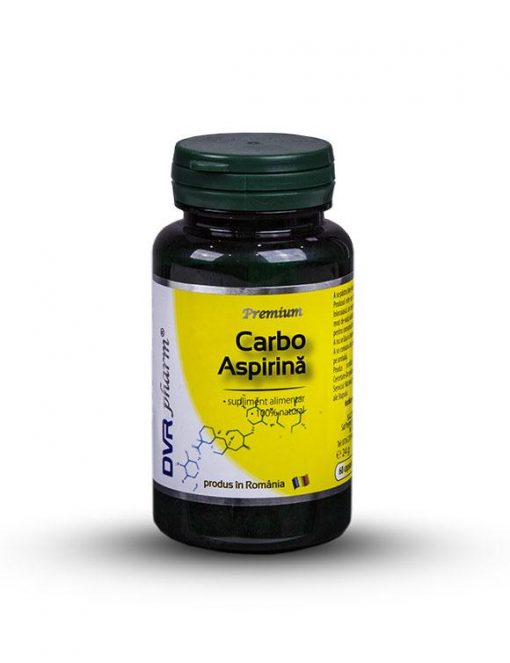 Carbo Aspirină - pentru reducerea inflamației, a febrei, durerii