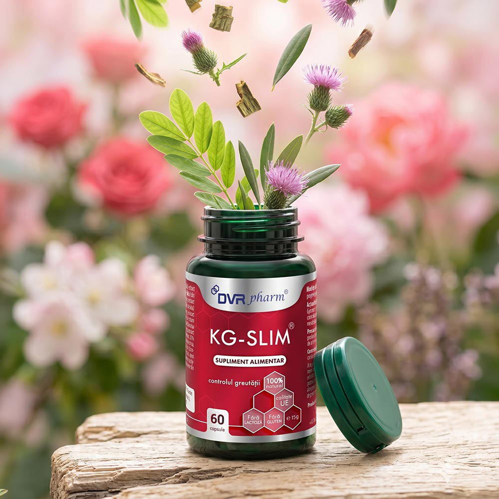 KG-SLIM - 60 capsule - lupt eficient cu surplusul de kilogramele - DVR  Pharm