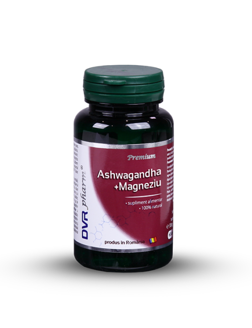 Ashwagandha + Magneziu - pentru sănătatea sistemului nervos
