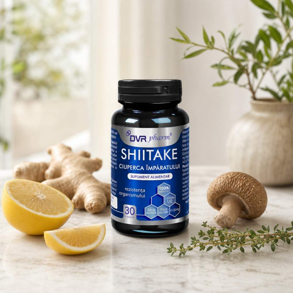 SHIITAKE - Ciuperca Împăratului - 30 de capsule