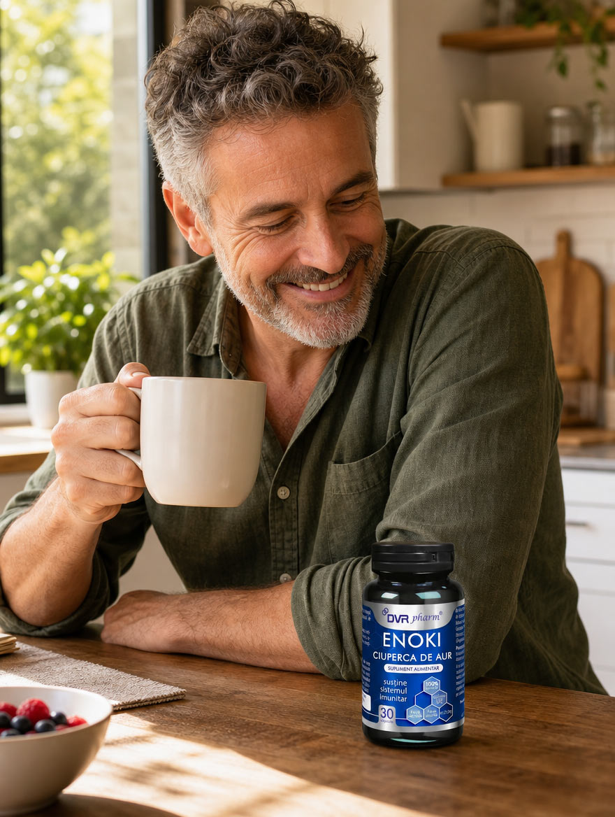 ENOKI - Ciuperca de Aur - 30 de capsule - imagine 4