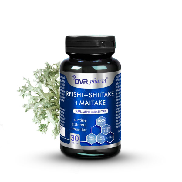 REISHI + SHIITAKE + MAITAKE - 30 de capsule