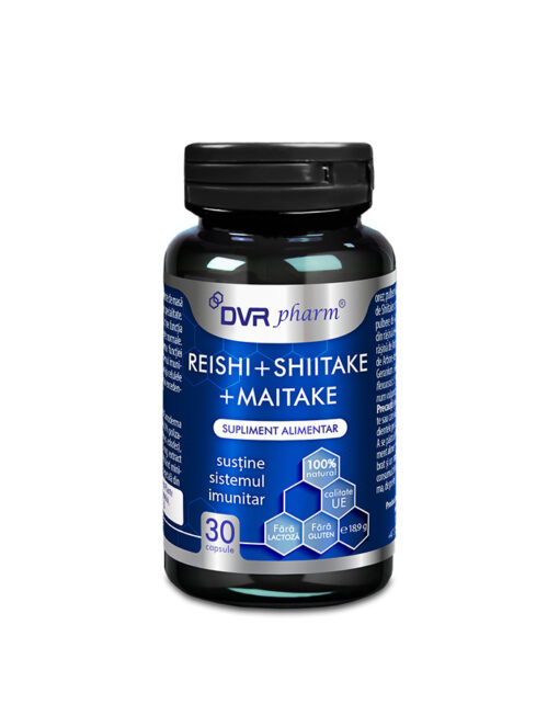 Reishi + Shiitake + Maitake - 30 de capsule